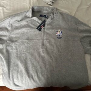 Ryder Cup Vineyard Vines Gray Quarter-Zip Pullover